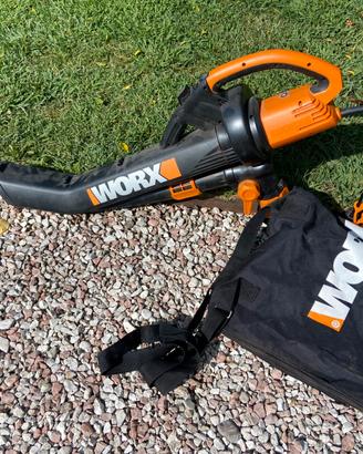 Soffiatore, aspiratore e trituratore WORX