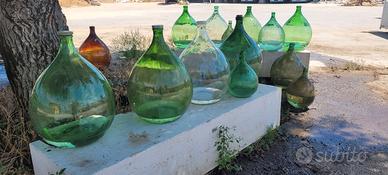 damigiana vetro decorativa