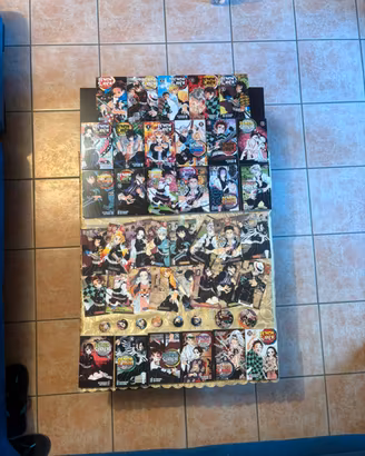 set completo demon slayer, poster, spille