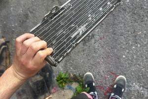 radiatore sinistro husqvarna sm 125