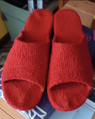 Ciabatte rosse da donna