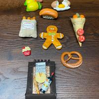 Set di 9 calamite varie