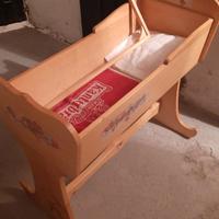 Culla legno per bambola