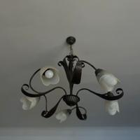 Lampadario in arte povera per sala