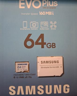 Samsung Evo plus microSDXC 64GB