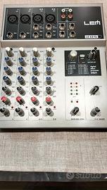 Mixer LEM RD 62FX 6 canali con DSP effetti