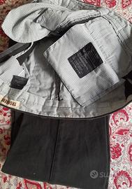 pantaloni in fustagno marca trousers scuri tg58