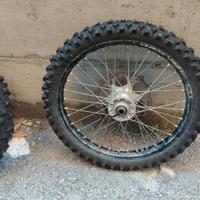 RUOTE complete 18/21 KTM gas gas Husqvarna 