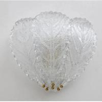 Applique 2 luci in vetro di Murano della Sylcom