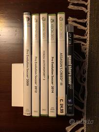 Lotto sei giochi Xbox360 - PlayStation 3 - PC