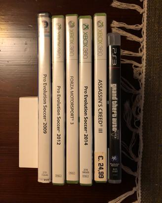Lotto sei giochi Xbox360 - PlayStation 3 - PC
