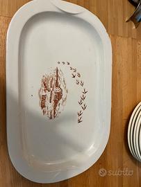 Vassoio ceramica Mulino bianco vintage