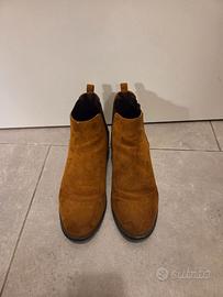 STIVALETTI CAMOSCIO CUOIO