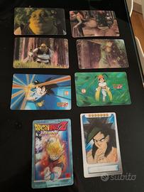 lotto carte lenticolari dragon ball shrek