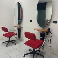 2 postazioni da parrucchiere complete