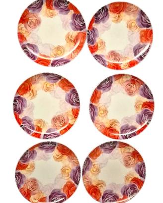 Set 6 Piattini Decorativi Floreali Pavesi 1927