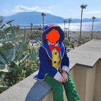 VESTITO CARNEVALE GRILLO PARLANTE 5 ANNI