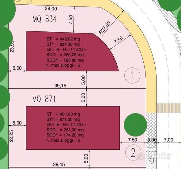 Terreno di 850 m² a Cervia - Vista 2