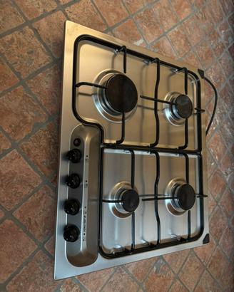 Piano cottura gas, quattro fuochi jollynox