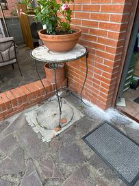 Tavolino Giardino Ferro Battuto