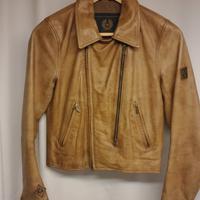 Belstaff Giacca Pelle Aviator Asse di Picche Tg.S