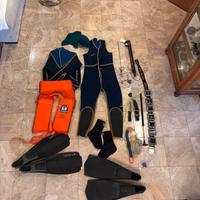 KIT completo pesca subacquea prezzo trattabile
