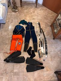 KIT completo pesca subacquea prezzo trattabile