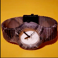 Orologio HIP HOP unisex scozzese nero