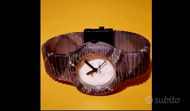 Orologio HIP HOP unisex scozzese nero