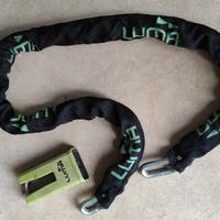 Luma catena cementata + lucchetto /
bloccradisco