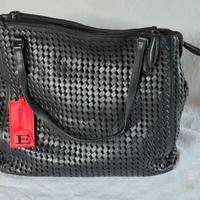 borsa in pelle intrecciata Ermanno Scervino