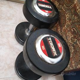 Coppia Manubri toorx 10 kg gommati
