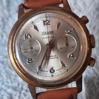 Orologio Cronografo da polso Vintage Placcato Oro 