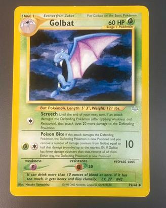Golbat mazzo Neo Revelation