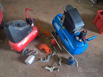 due compressore abac 50 e 24 litri