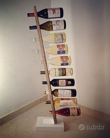 Portabottiglie a colonna