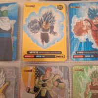 Lamincard Vegeta SJJ Blu evoluto oro 7/10
