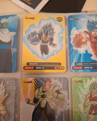 Lamincard Vegeta SJJ Blu evoluto oro 7/10