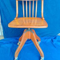 Sedia industriale vintage 