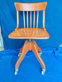 Sedia industriale vintage 