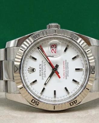 Rolex Turn-o-graph  quadrante bianco