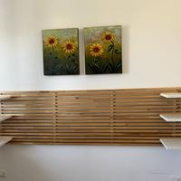 Testata letto matrimoniale in legno