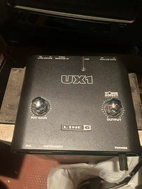 Line 6 ux1 sche audio USB per chitarra basso e voc