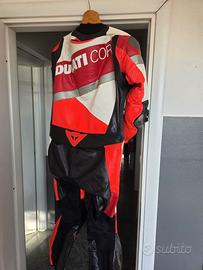 tuta in pelle Ducati corse K2 canguro TG 52