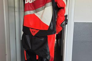 tuta in pelle Ducati corse K2 canguro TG 52