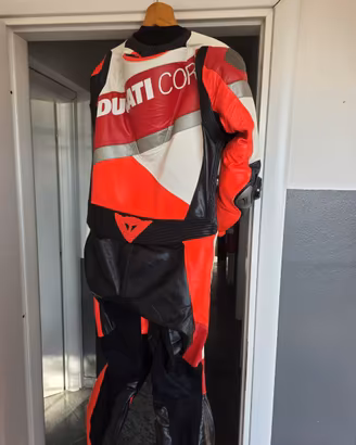 tuta in pelle Ducati corse K2 canguro TG 52