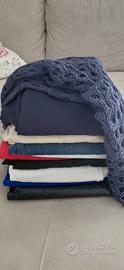 set 10 pezzi pantaloni gonna maglia