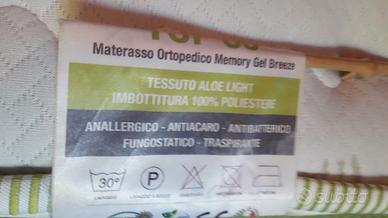 Materassi ortopedici memory gel breeze