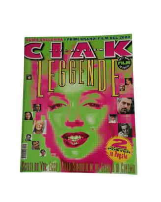 rivista CIAK cover Marilyn Bruce Willis poster