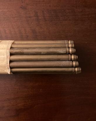 Aste ottone vintage x fermare tappeti passatoie